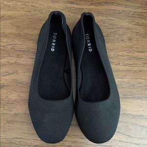Torrid Black Mesh Flats